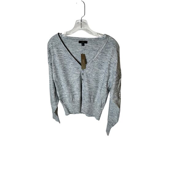 NWT marbled gray button front sweater-medium‎ - Picture 1 of 4